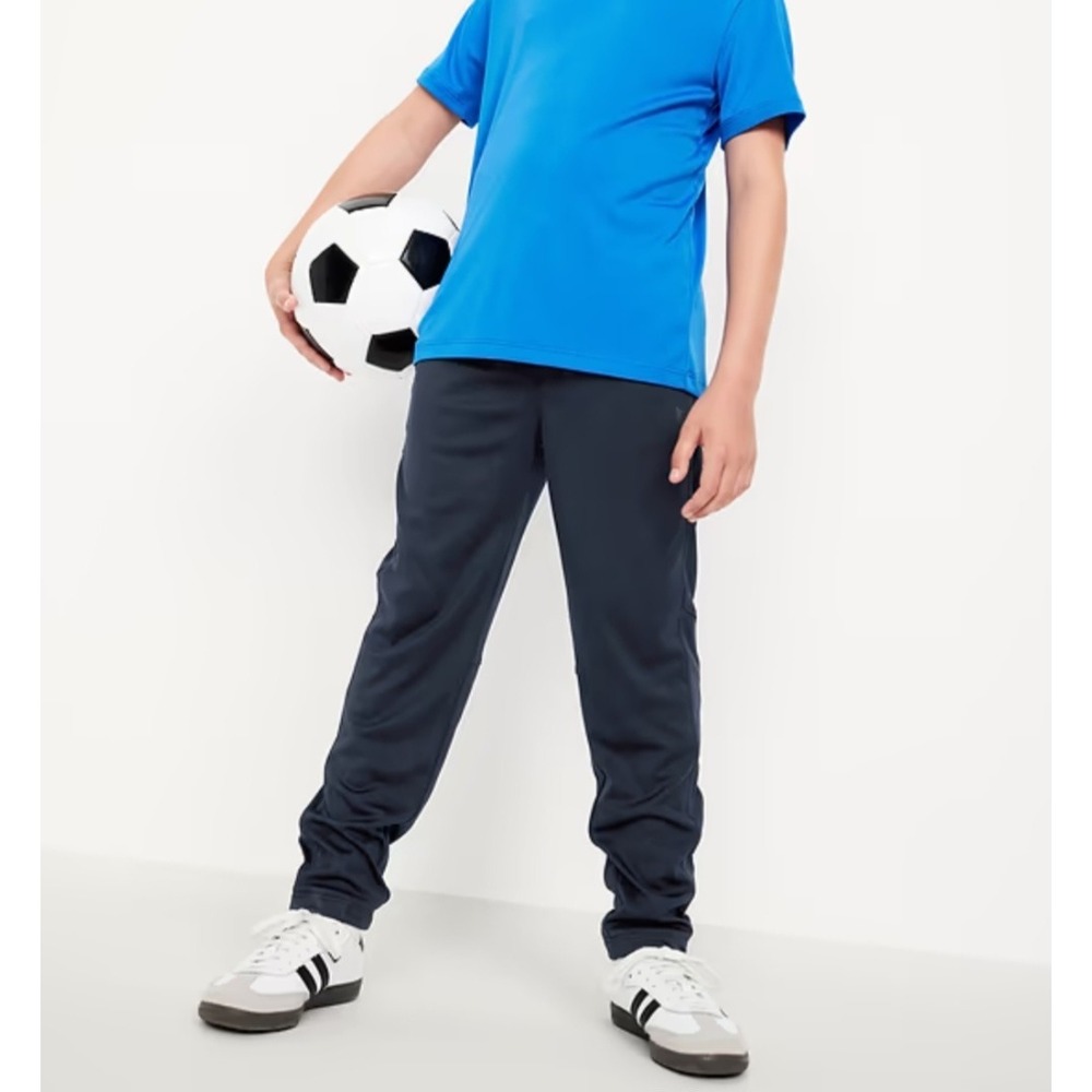 Old Navy Active Go-Dry Boys XL 14-16 Black Athletic Soccer Jogger Pants Pockets